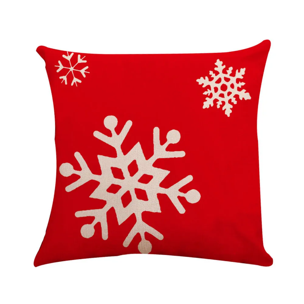 1 шт. Подушка Чехол рождественские украшения для дома с вышивкой подушка чехол накидки на подушки, Kissenbezug 19Sep