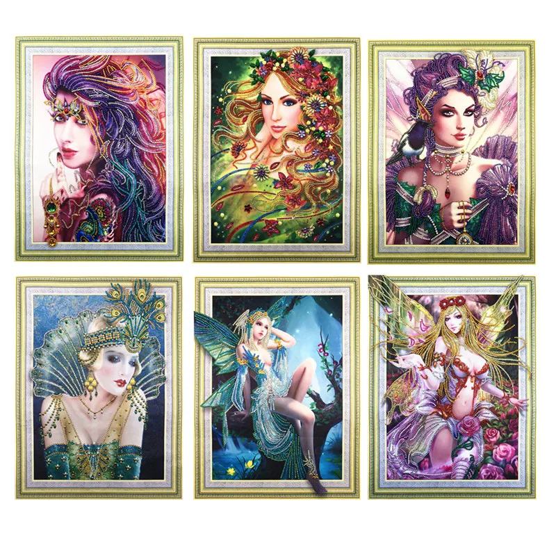 

5D DIY Diamond Painting Cartoon Character Animal Pattern Special Shape Diamond Cross Stitch Crystal Round Diamond Mosaic Home De