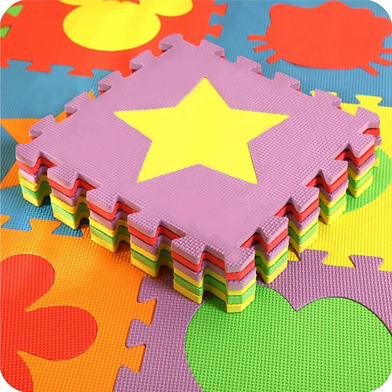 

2018 New Soft EVA Foam Lovely Pattern Puzzle Mat Pad Floor Crawling Rugs Baby Toy Games