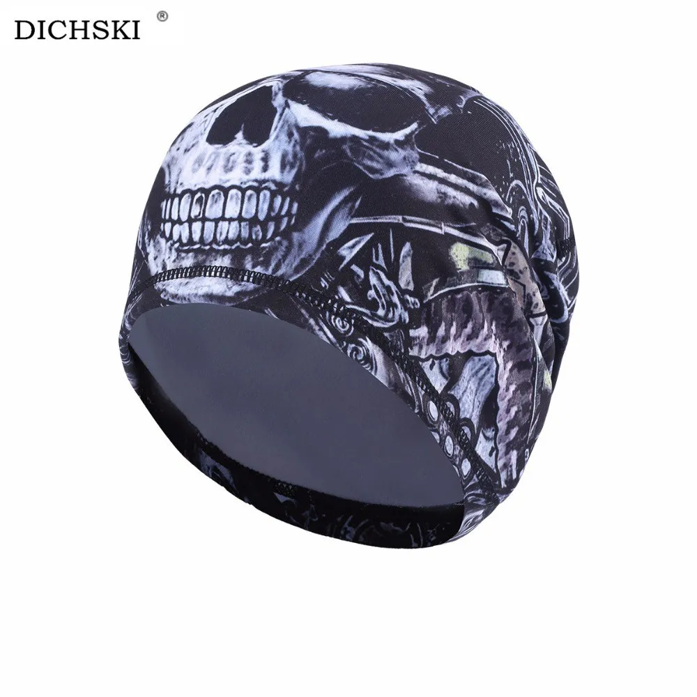 

DICHSKI Adults Unisex Soft Cycling Caps Under Helmet Liner Summer Riding Cap Outdoor Sport Cycling Bicycle Skull Hat Equipments