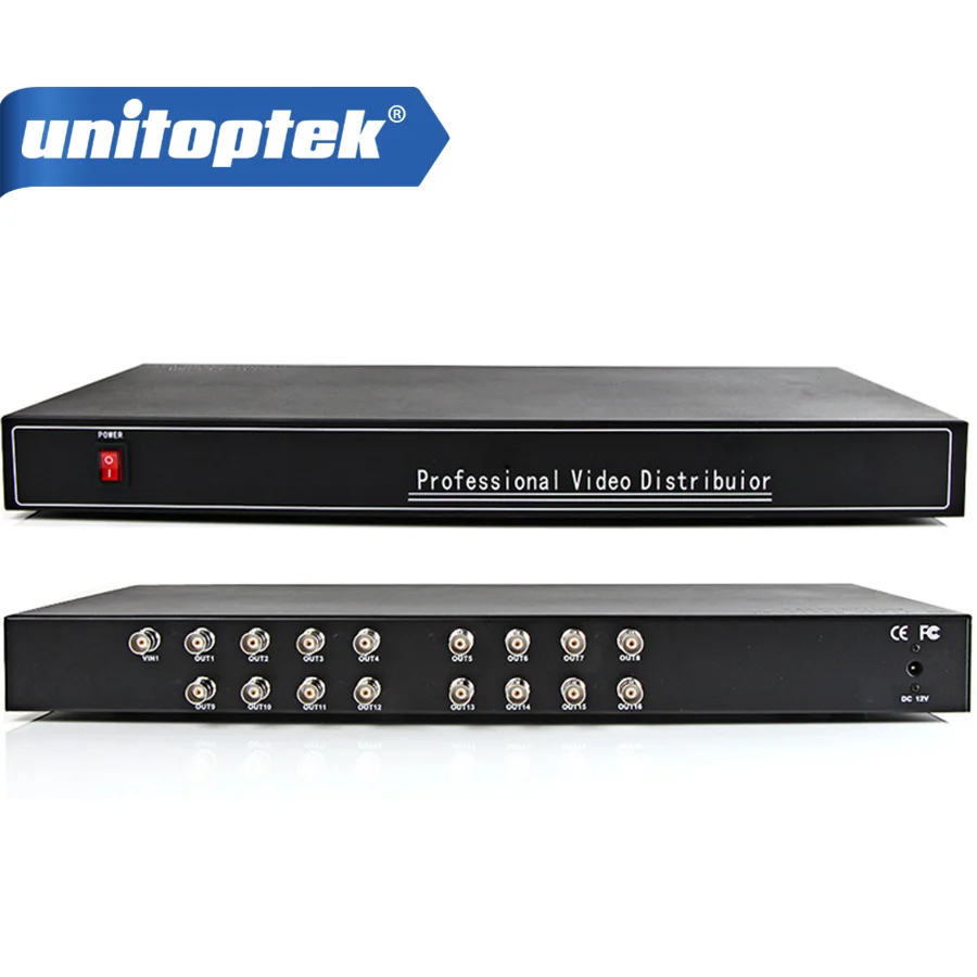 

1CH In/16CH Output High Definition Video Splitter,Support 720P/1080P CVI/TVI/AHD Camera BNC Output,Max Up to 300-600M