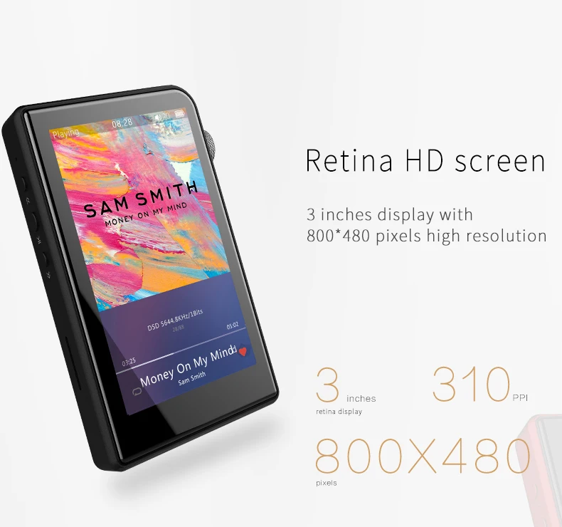 SHANLING M2s AK4490EQ Bluetooth 4 0 retina Портативный без потерь Здравствуйте FI Music MP3 плеер мини DAP