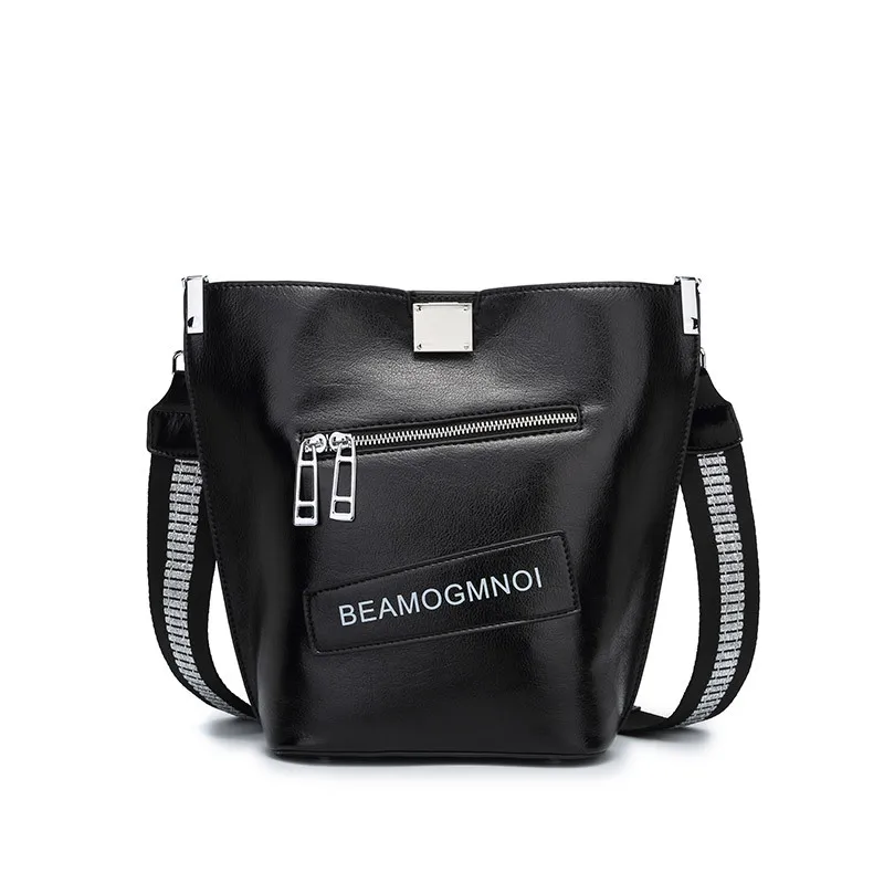2 шт./компл. корейский Стиль искусственная кожа Chic Crossbody ведро сумки для Для женщин