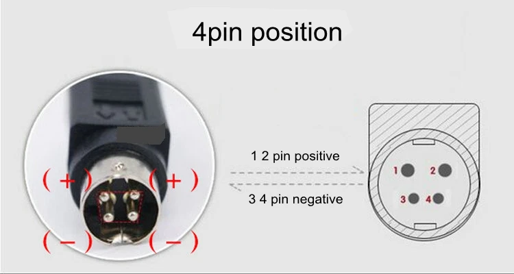 12V6A преобразователь переменного тока в постоянный адаптер 4 Pin переключения Питание 72W фары для 4-контактный разъем для ЖК-дисплей ТВ монитор адаптер DVR кабель Зарядное устройство