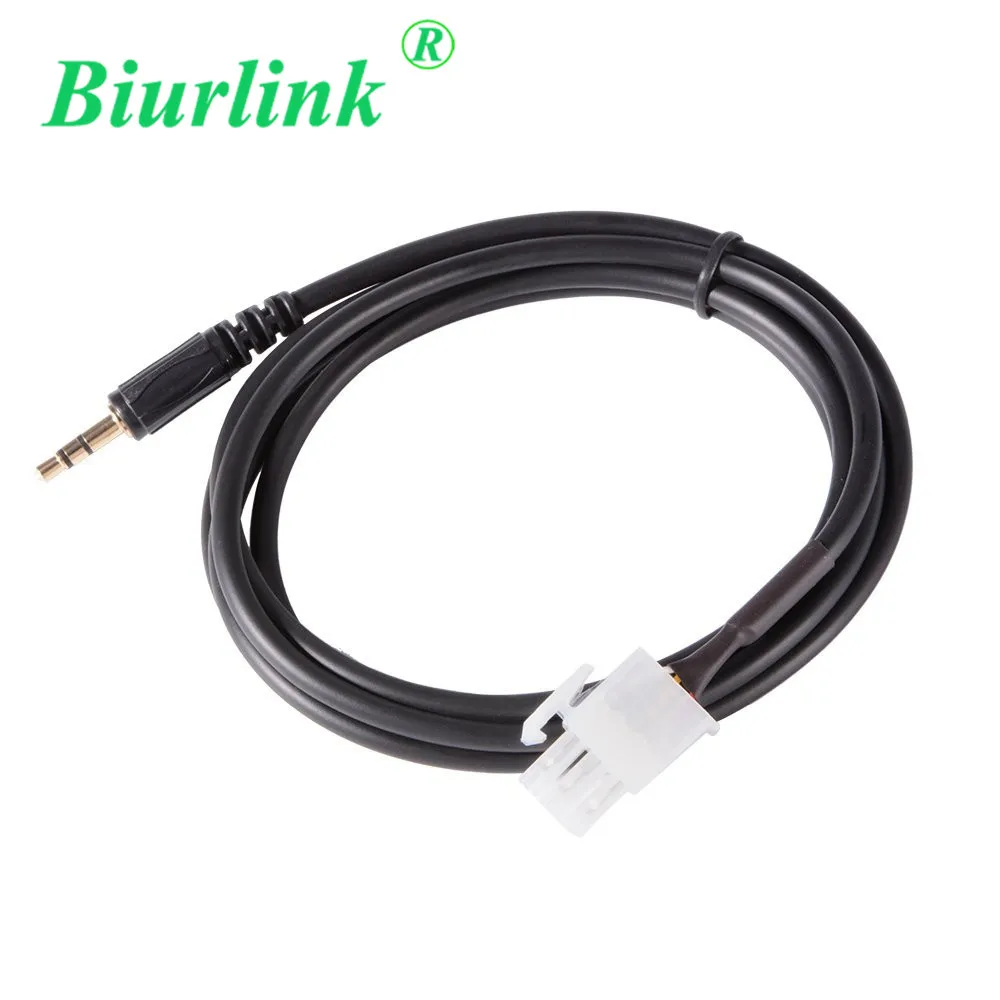 

Biurlink 3.5mm Male Audio Jack 3Pin Aux Audio Input Cable Adapter for Honda GL1800 Goldwing Motocycle