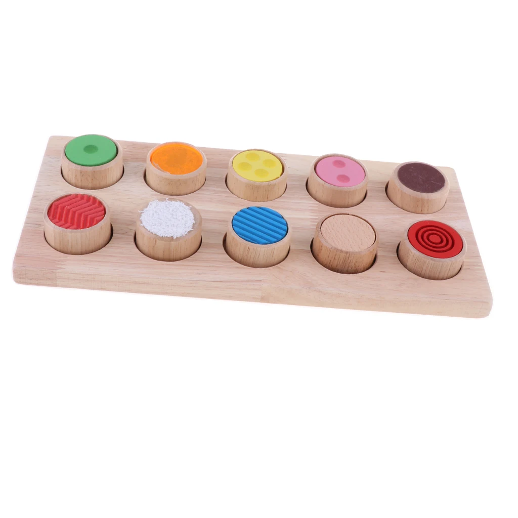

Wooden Touch and Match Board Sensory Memory Game Montessori Educational Toy