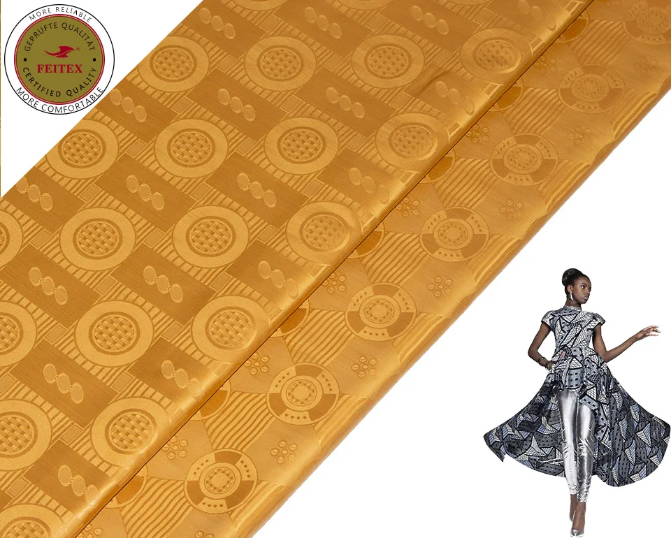 

10 Yards Bazin Riche Top Quality Shadda Perfume Jacquard Guinea Brocade Fabric 100% Cotton for dress