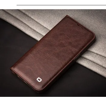 

Case Qialino Genuine Leather Business Style Flip Wallet Ultra Thin Case Cover For Galaxy S7 G9300
