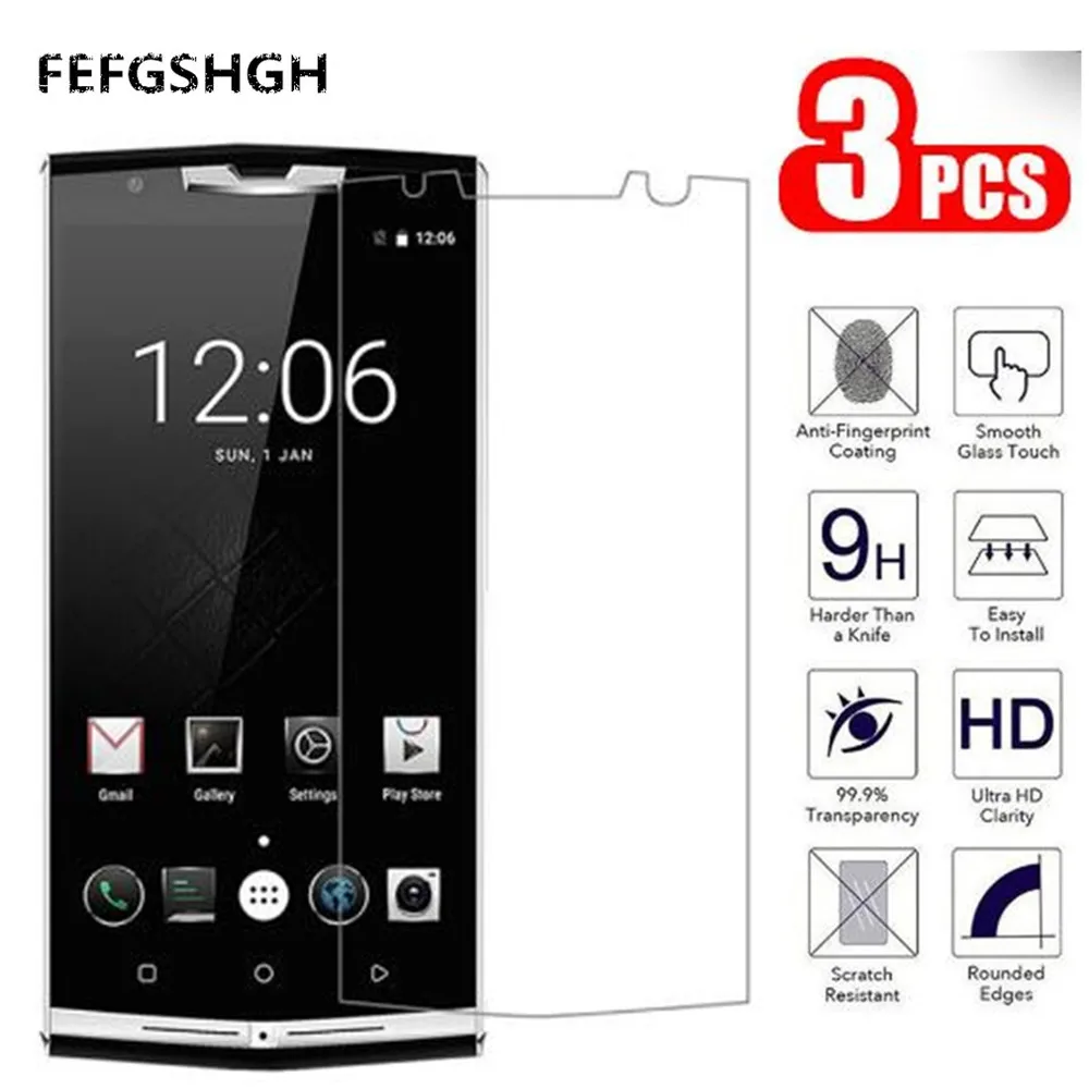 

3Pcs/lot 2.5D 9H Tempered Glass For Oukitel K10000 Pro Screen Protector Glass For K 10000 K10000Pro Protective Film Glass