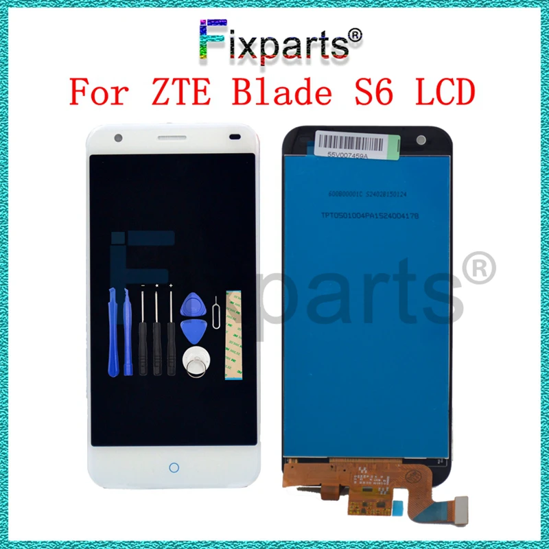 

For ZTE Blade S6 LCD Display Touch Screen Digitizer Assembly Replacement 5.0" For ZTE S6 LCD