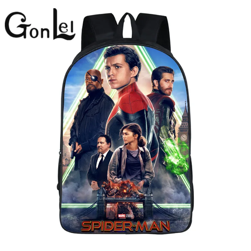 

Spider-Man: Far From Home Spiderman Boy Girl Children Kindergarten School Bag Teenager Schoolbags Kids Student Backpacks