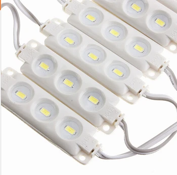 

Hight 5630 LED lights DC12V SMD 5630 LED Module 3LED 0.5w/pc Waterproof For Advertising Board Display Window Warm White / White