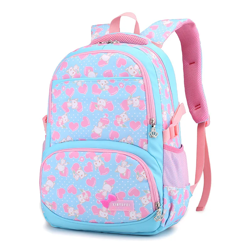 

Children School bags Girls Primary Backpack Kids Orthopedic school backpcak princess schoolbags kids mochilas escolar infantil