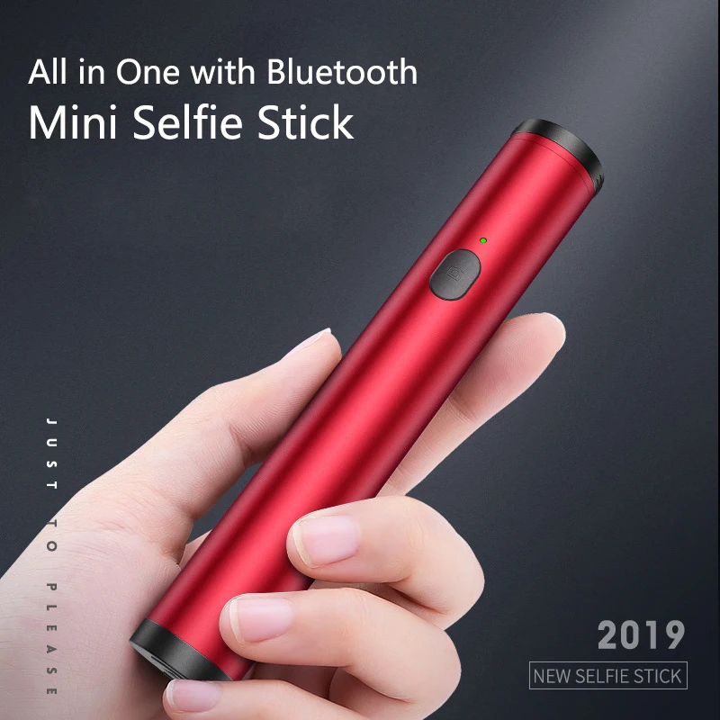 

Tripod Monopod Bluetooth Selfie Stick Folded Mini Portable Telescopic Fill Light Selfie Stick for iPhone Samsung Huawei Remote