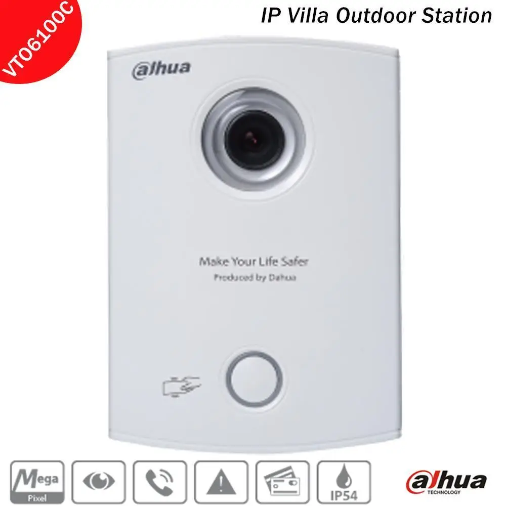 DH VTO6100C 1.3MP Vandal Proof Villa Outdoor Station Video Door Phone APP IP Villa Outdoor Station