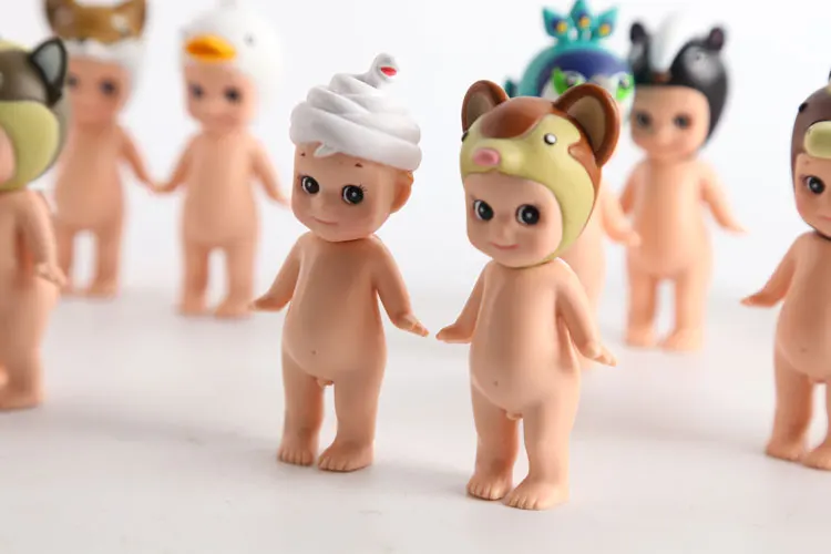 12 шт./лот Sonny Angel Figures Animal Series версия 4 детские игрушки куклы 7 8 см редкие животные