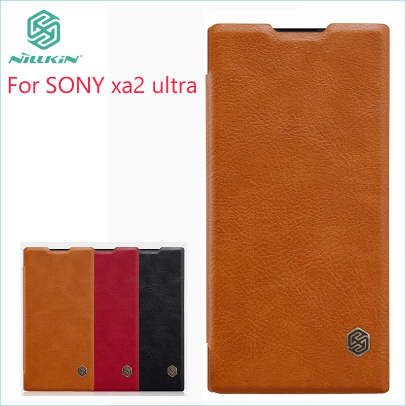 

New 2018 NILLKIN For Sony Xperia XA2 Ultra High Quality Leather Case For Sony Xperia XA2 Ultra Cover With Card Holder