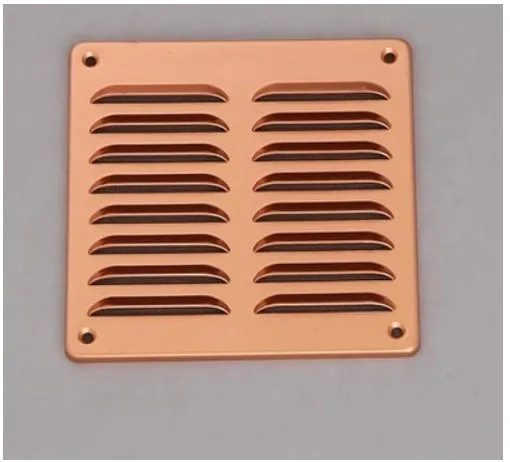 Aluminum Air Vent Ventilator Grille Undereave Under eave Louvers Stainless steel Copper Rain