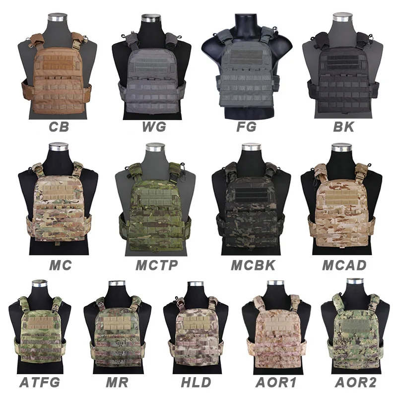 Hunting Genuine Multicam Fabric AVS Vest EMERSON CP Style Adaptive Vest Heavy Version Airsoft EM7397 Multicam Black AOR2