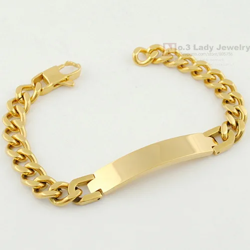 www.bagsaleusa.com/product-category/onthego-bag/ : Buy Stainless Steel ID Gold Plated Bracelet For Men Jewelry Gift Aliexpress ...