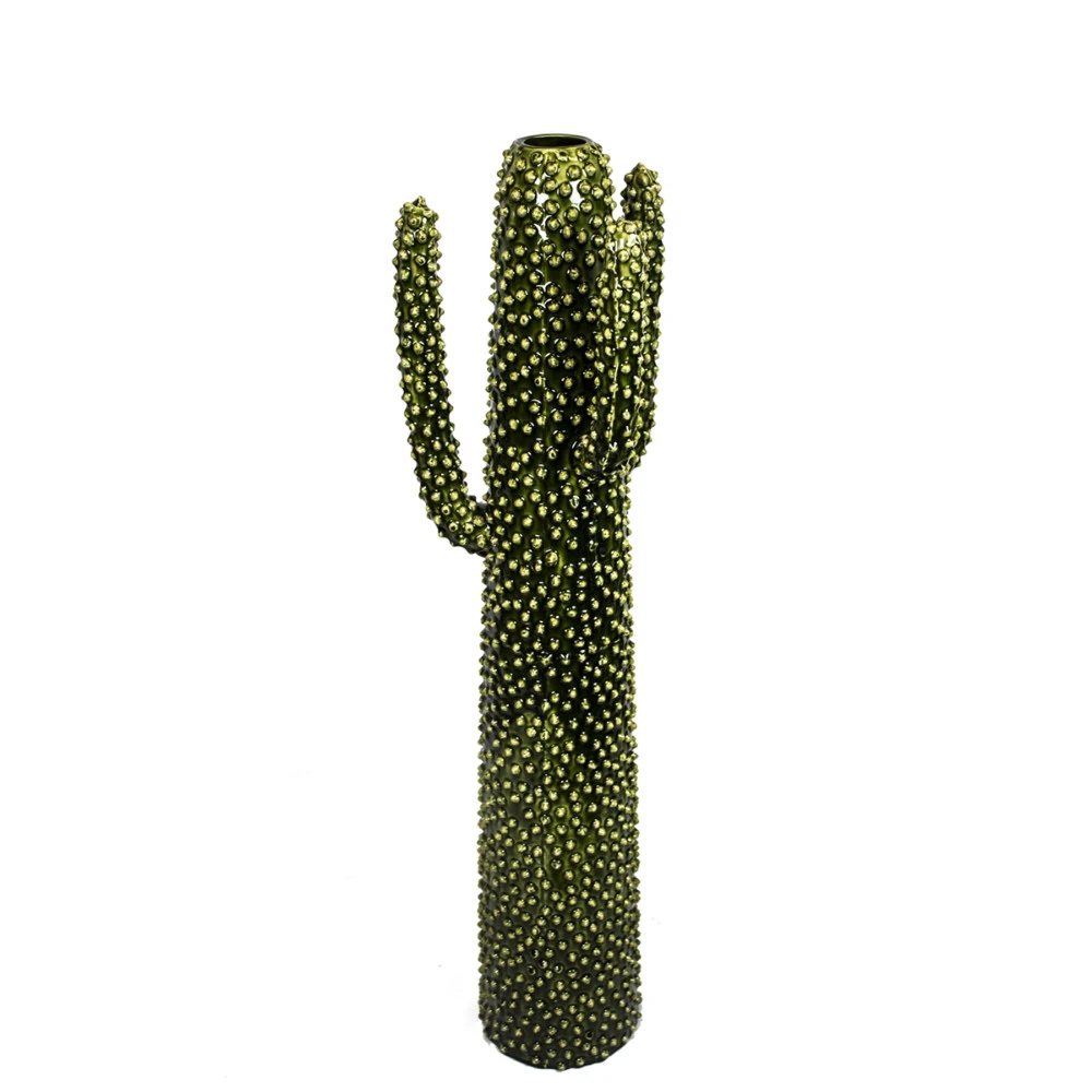 Decorative Ceramic Cactus Floor Vase