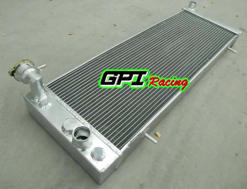 3Row Алюминий радиатора для JEEP Cherokee XJ 4,0 242 CID L6 1991-2001& " вентилятор* 3