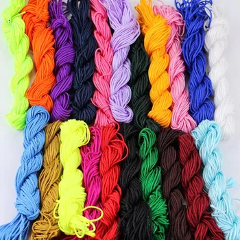 

1pc 1.5mm B line Chinese knot woven pendant red rope bracelet handmade diy hand-woven jade line