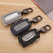 Высокое качество, натуральная кожа, мужской держатель для ключей,, модный кошелек для ключей, сумка для ключей, для автомобиля, для женщин, маленький карман, брелок на молнии, llavero mujer