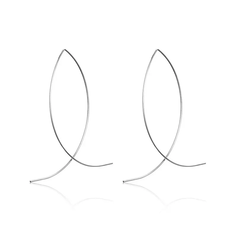 

Popular Instagram Style Fish Line Drop Earrings for Women Minimalist Korean Earrings Fashion Jewelry HWE003