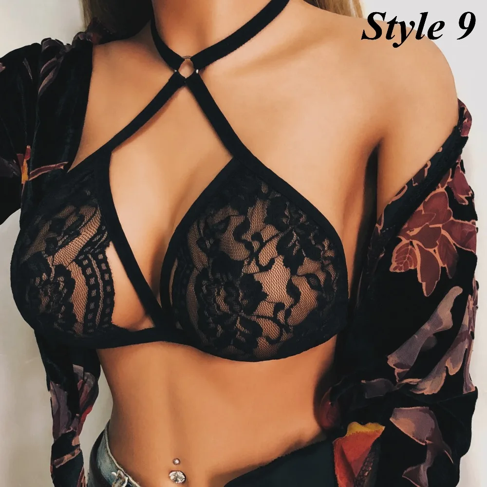 Erotic Lingerie Women Strapless Bras Sexy Bra Women Hollow Sexy Lace Bra Lingerie Bandage Bralette Bustier Tops Push Up Summer Underwear S-XL erotic lingerie,women strapless bras