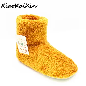 

High Quality Women Fluffy Slippers Faux Rabbit Fur Over Ankle Floor Shoes Woman Men Plush Indoor Furry Slippers zapatos de mujer