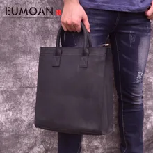 EUMOAN Men's handbags, casual minimalist youth business bags, men's envelope bags