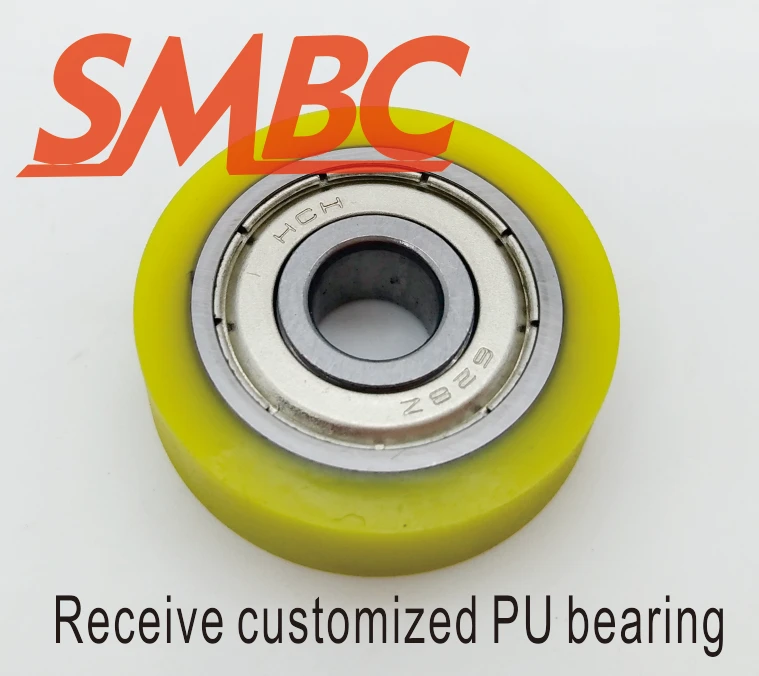 10PSC/LOT PU 608 zz bearing 8*26*7 Banknote counter parts PU bearing