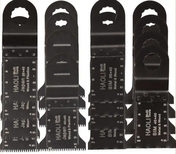 

16 pcs mix 32-45mm Oscillating multi tool Saw Blade Accessories for Ridgid AEG Worx Multi master power tool ,wood metal cutting