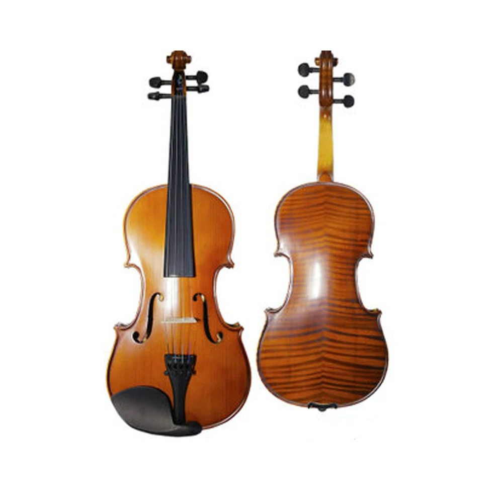 

Handmade 4/4 Full Size Natural Acoustic Violin Fiddle Craft Violino With Case Mute Bow Strings 4-String Instrument TL001-2A