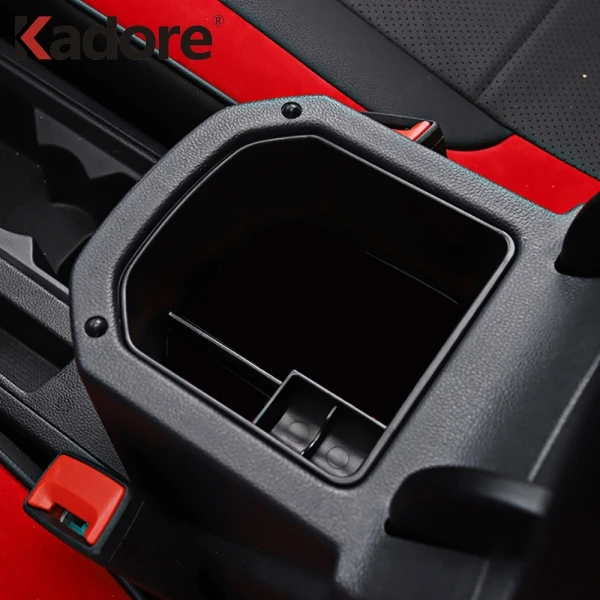 

For Volkswagen T-Roc TROC 2017 2018 2019 Plastic Car Armrest Center Console Armrest Storage Box Decoration Cover Trim