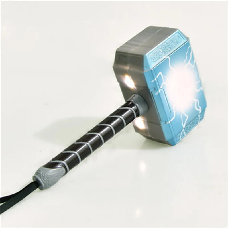

Avengers Thor Hammer Mjolnir Luminescence Phonation PVC Action Figure Model Toy Y743