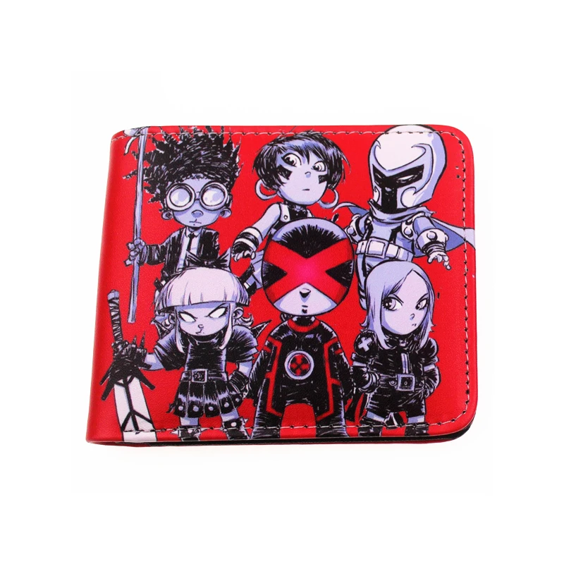 

X-Men Short Soft Standard Card Holder Designer Wallet S.H.I.E.L.D. emblem wallelts purses Loki ironman kids cion pocket wallet