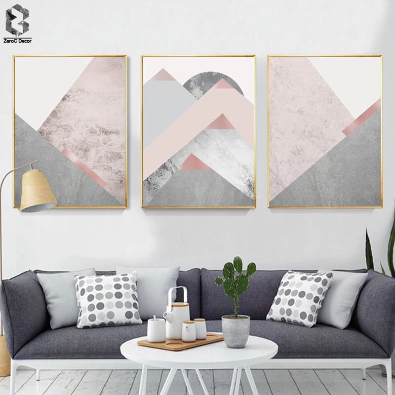 

Scandinavia Canvas Art Posters and Prints Wall Art Geometric Paintings Picture Nordic Decorative for Living Room Home Decor