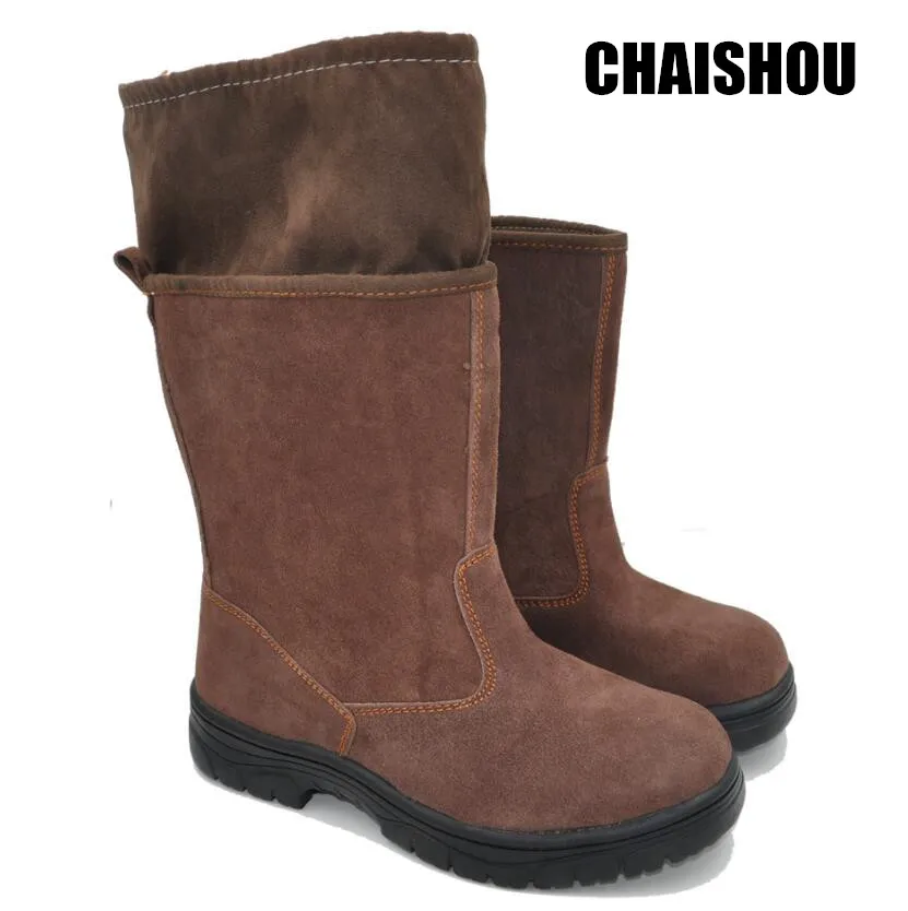 CHAISHOU/обувь Мужские рабочие ботинки из натуральной кожи CS 105|Защитная обувь| |