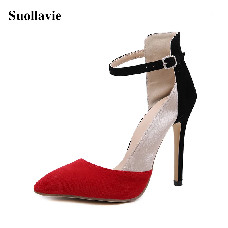

2019 Flock Fashion Summer Gladiator Sandals Women Open Toe High Heel Sandals Ladies Shoes Mixed Colors Party Daily 35-40