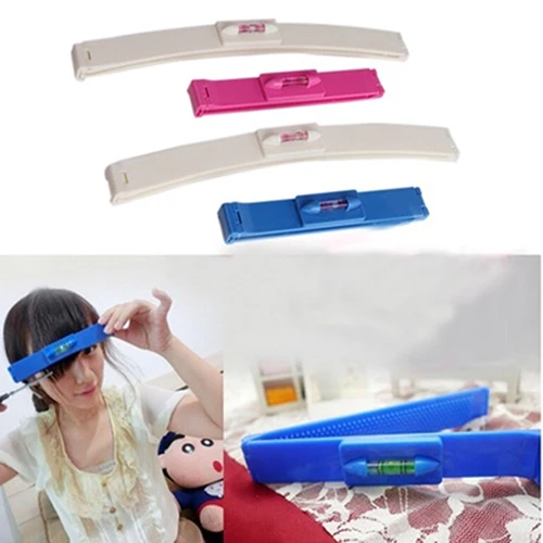 

Beauty Clipper Fringe Hair Cutting Level Bangs Clipper Tool Guide for Layers