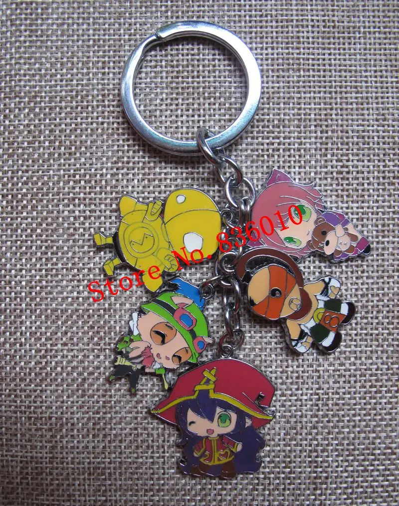 New 1 set Cartoon anime Keychain Jewelry Accessories Key Chains Pendant
