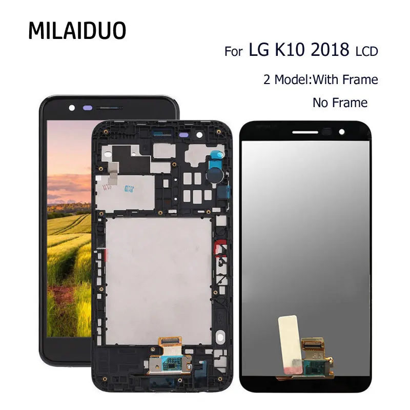 ЖК дисплей Дисплей для LG K10 2018 Сенсорный экран планшета Ассамблеи Запчасти авто