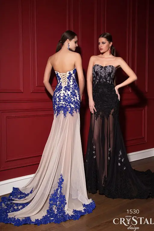 blue and black formal