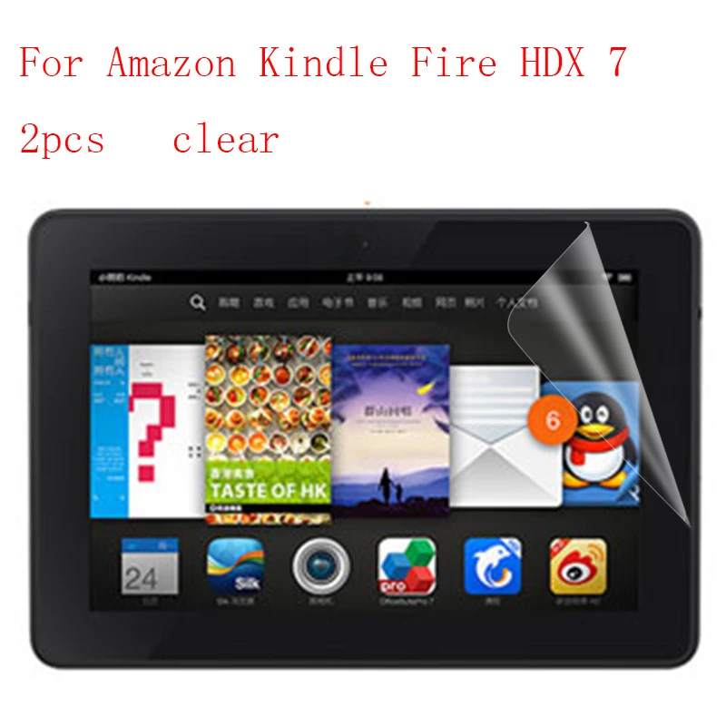 Clear Tablet LCD film Screen Protector For Amazon Kindle