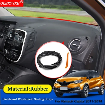 

QCBXYYXH Car-styling Rubber Anti-Noise Soundproof Dustproof Car Dashboard Windshield Sealing Strips For Renault Captur 2011-2018