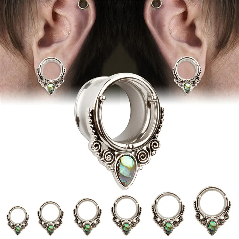 1pc personality Earrings Body Jewelry Piercing Ear Gauges Expander