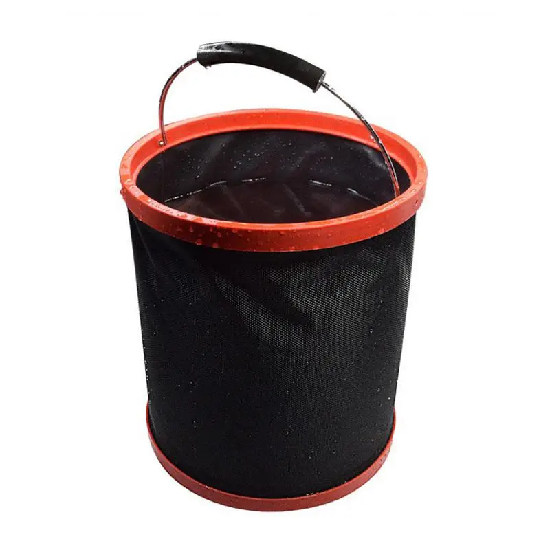 Adeeing 12L Portable Outdoor Camping Large-Capacity Fishing Folding 12L folding bucket Water Bucket Car Storage Tool r30