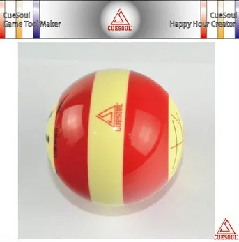CUESOUL Durable Pro Cup Resin 2 1/4 6oz Snooker Practice Training Billiard Criss Cross Pool Cue Ball 1PCS